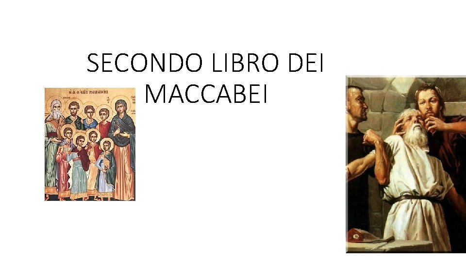 SECONDO LIBRO DEI MACCABEI 