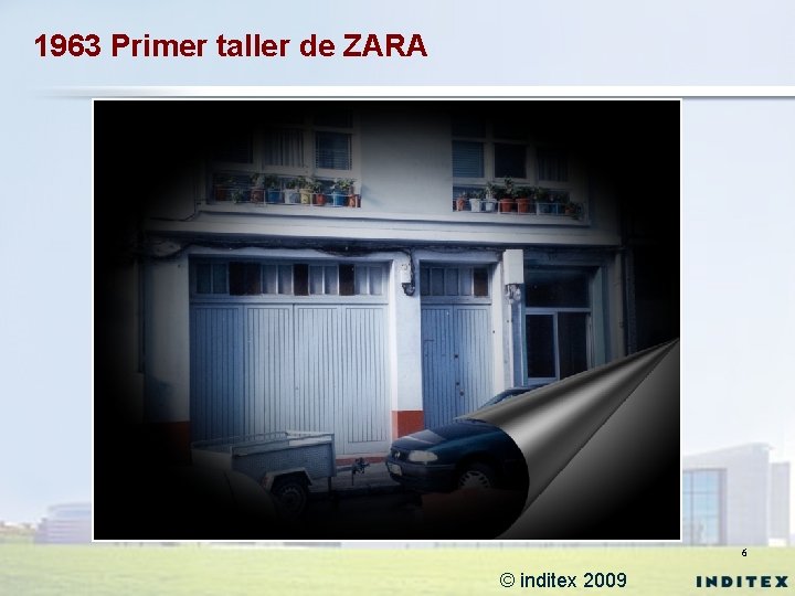 1963 Primer taller de ZARA 6 © inditex 2009 