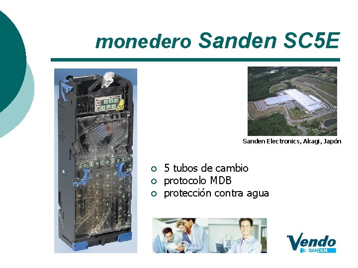 monedero Sanden SC 5 E Sanden Electronics, Akagi, Japón ¡ ¡ ¡ 5 tubos