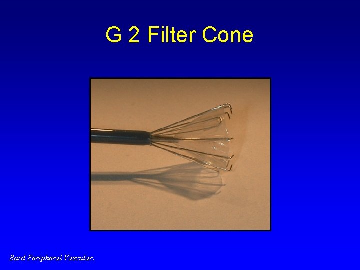 G 2 Filter Cone Bard Peripheral Vascular. 