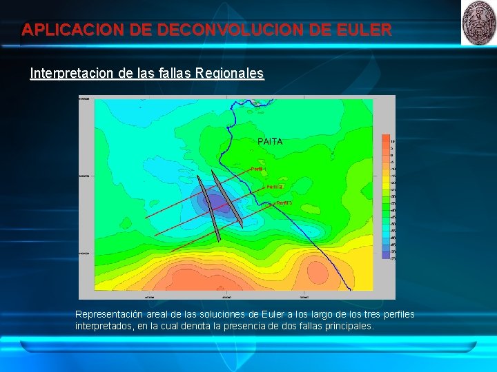 APLICACION DE DECONVOLUCION DE EULER Interpretacion de las fallas Regionales Representación areal de las