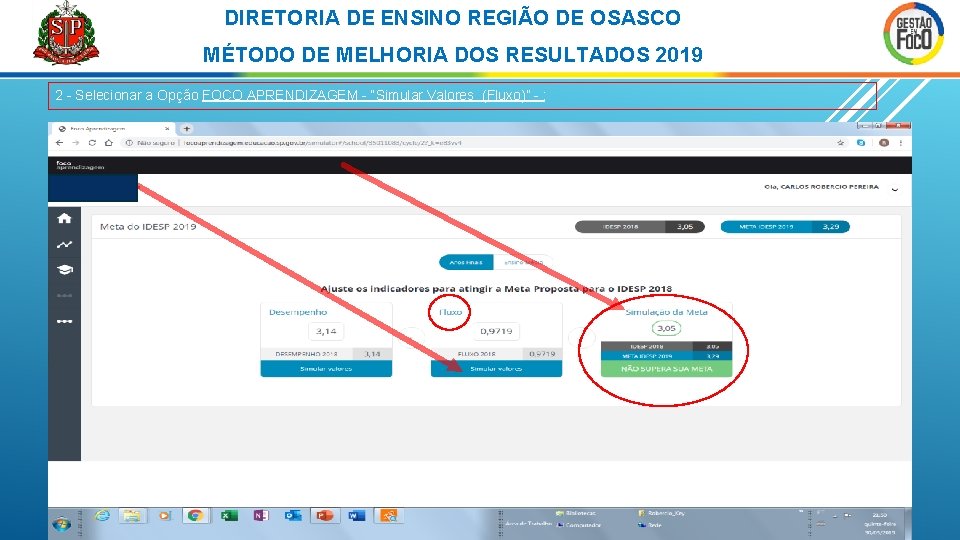 DIRETORIA DE ENSINO REGIÃO DE OSASCO MÉTODO DE MELHORIA DOS RESULTADOS 2019 2 -