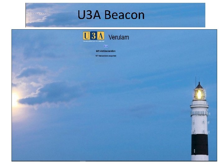 U 3 A Beacon 