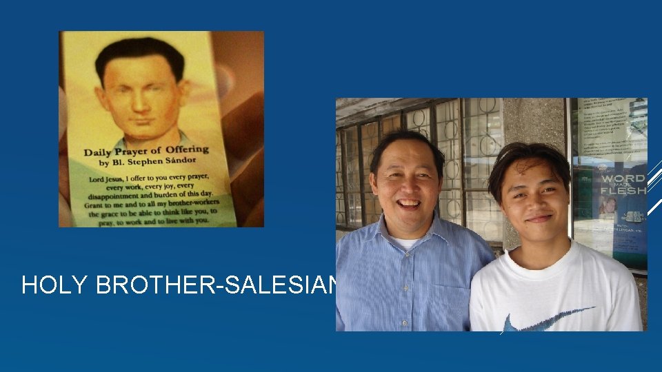 HOLY BROTHER-SALESIANS … 