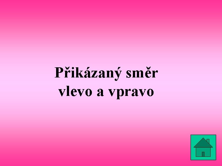 Přikázaný směr vlevo a vpravo 