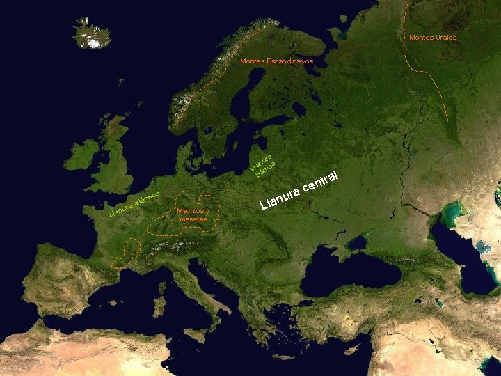 Montes Urales Montes Escandinavos a ur an ica l L ált b nu Lla Montes Urales Montes Escandinavos a ur an ica l L ált b nu Lla