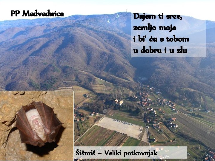 PP Medvednica Dajem ti srce, zemljo moja i bi' ću s tobom u dobru