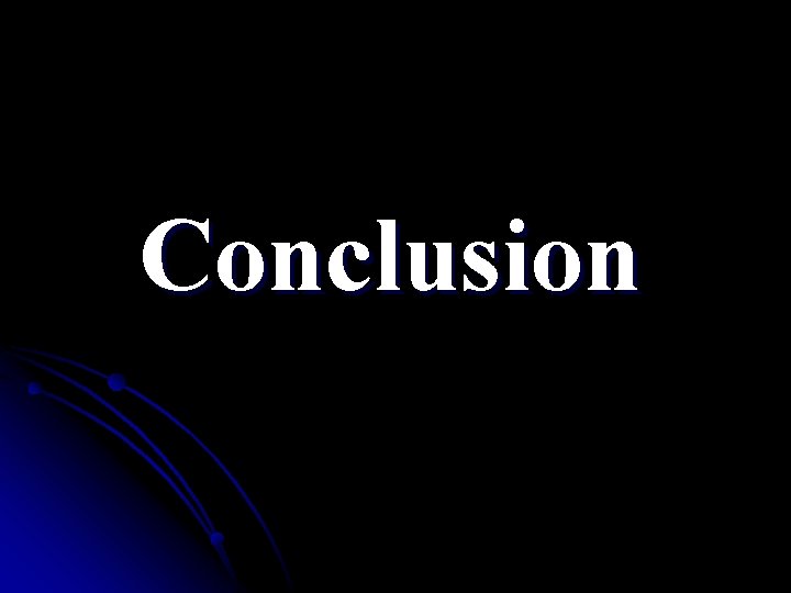 Conclusion 