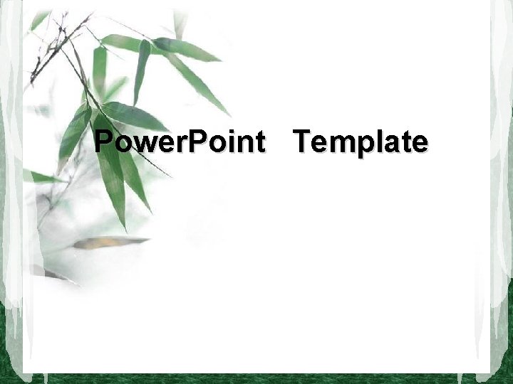 Power. Point Template 