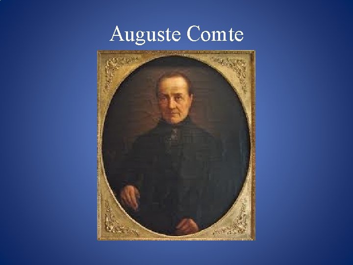 Auguste Comte 