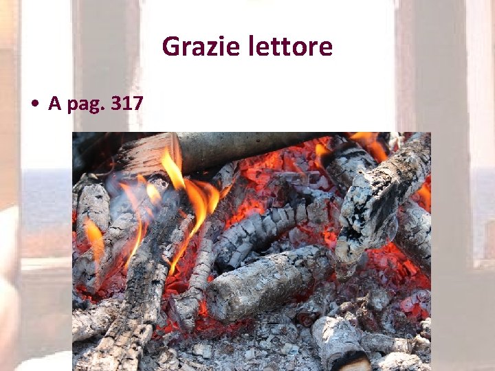 Grazie lettore • A pag. 317 