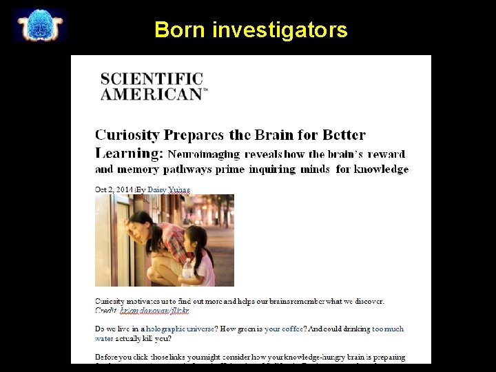 Born investigators 