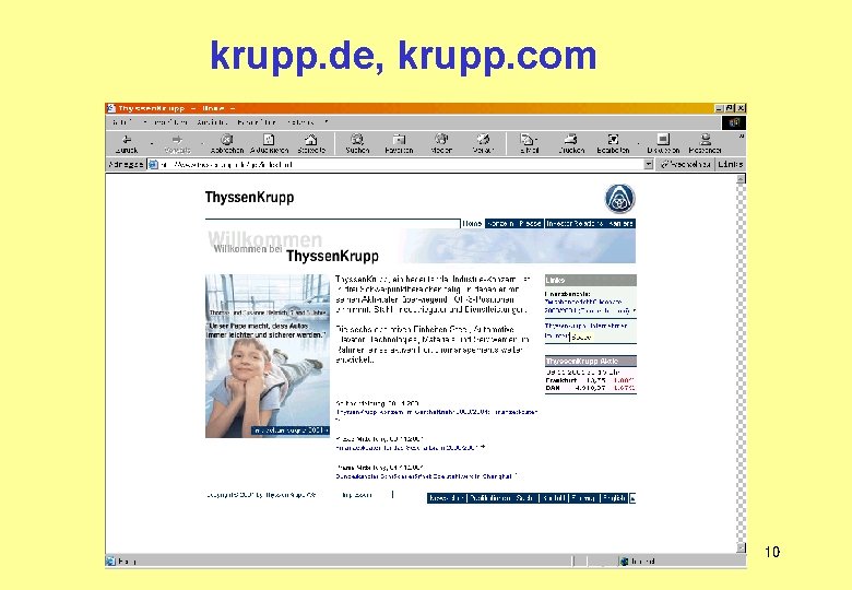 krupp. de, krupp. com 10 