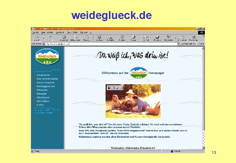 weideglueck. de 13 