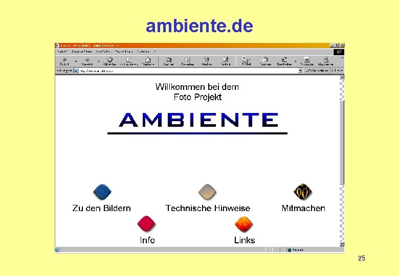 ambiente. de 25 