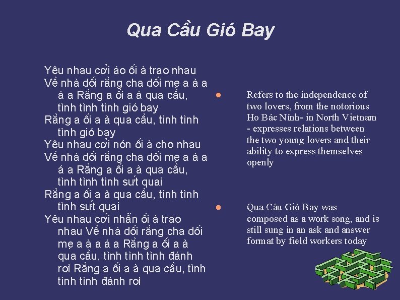 Qua Câ u Gió Bay Yêu nhau cơ i áo ô i à trao