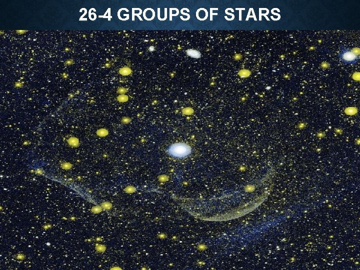 26 -4 GROUPS OF STARS 26 -4 GROUPS OF STARS