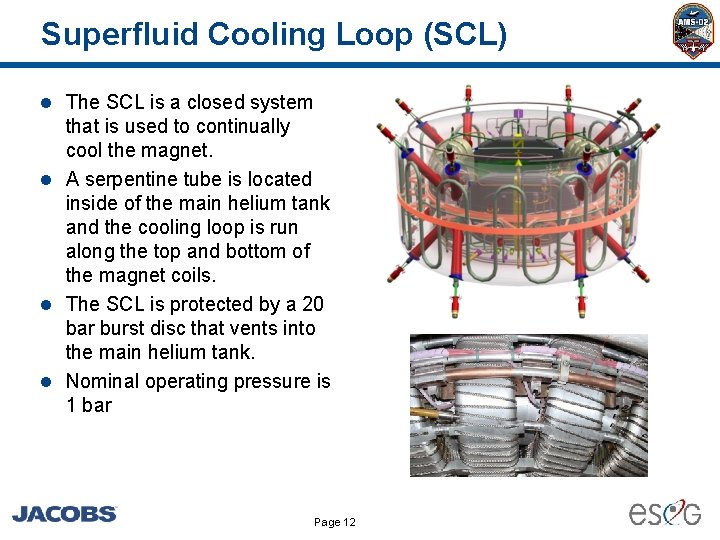 Superfluid Cooling Loop (SCL) l The SCL is a closed system that is used