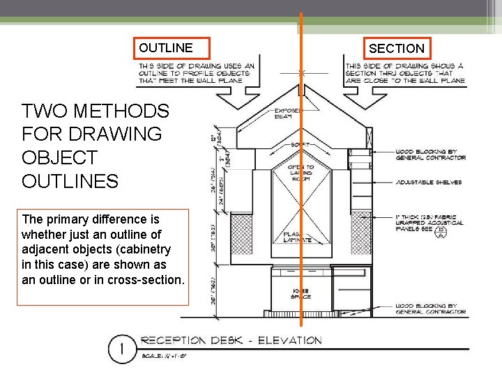 OUTLINE TWO METHODS FOR DRAWING OBJECT OUTLINES The primary difference is whether just an