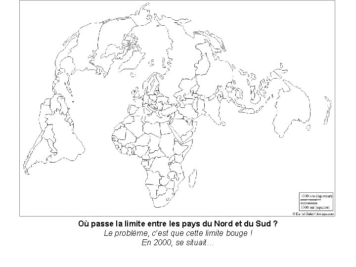 Où passe la limite entre les pays du Nord et du Sud ? Le