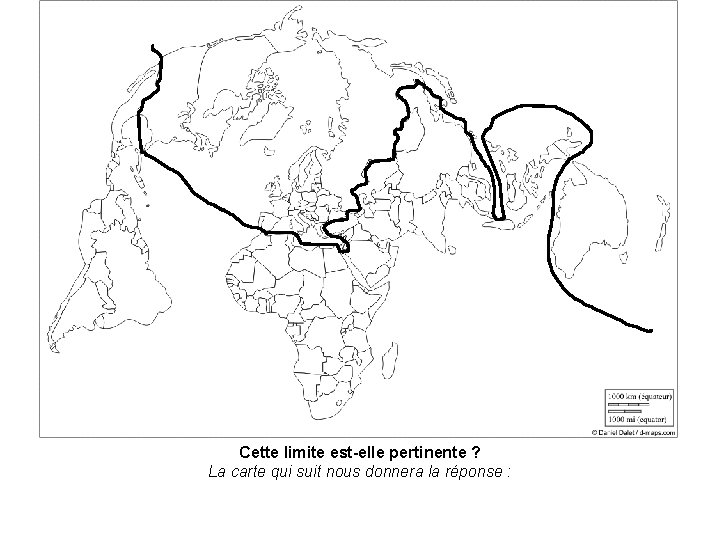Cette limite est-elle pertinente ? La carte qui suit nous donnera la réponse :