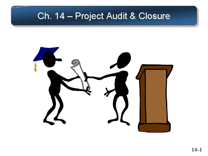 Ch. 14 – Project Audit & Closure 14– 1 