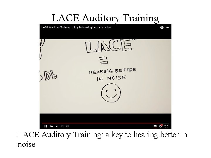 LACE Auditory Training: a key to hearing better in noise 