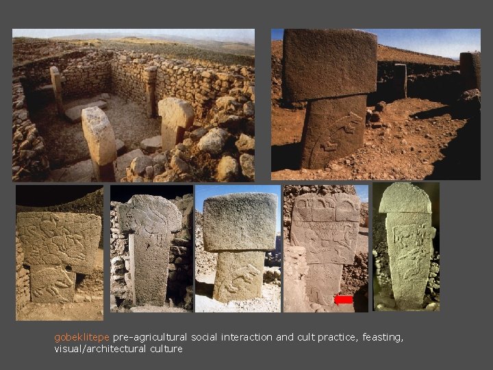 gobeklitepe pre-agricultural social interaction and cult practice, feasting, visual/architectural culture 