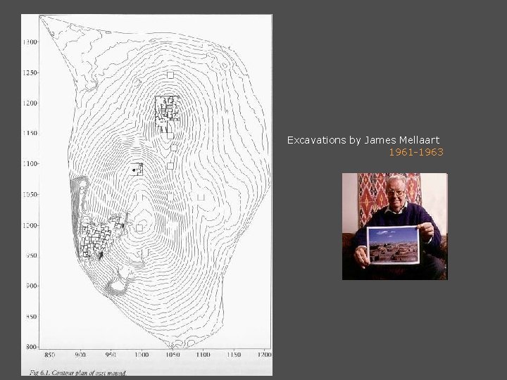 Excavations by James Mellaart 1961 -1963 