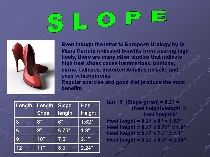 Even though the letter to European Urology by Dr. Maria Cerruto indicated benefits from