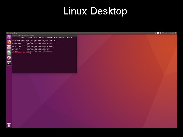 Linux Desktop 