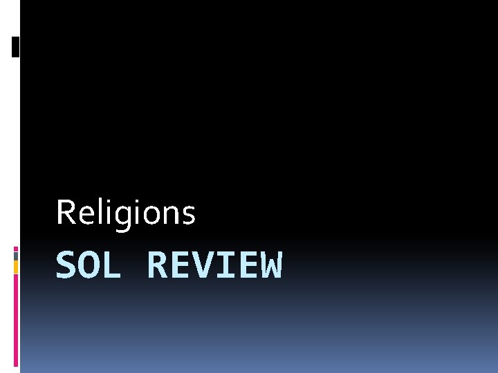 Religions SOL REVIEW 