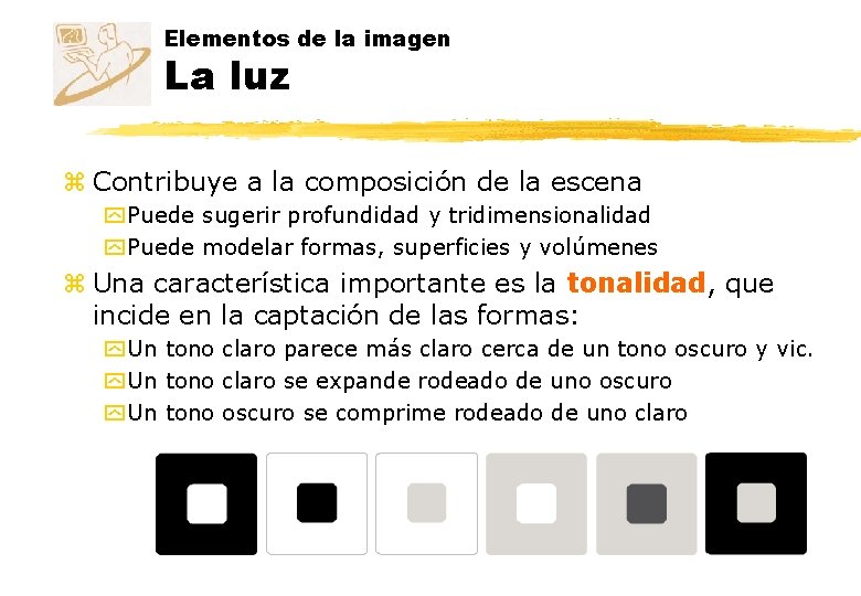 Elementos de la imagen La luz z Contribuye a la composición de la escena