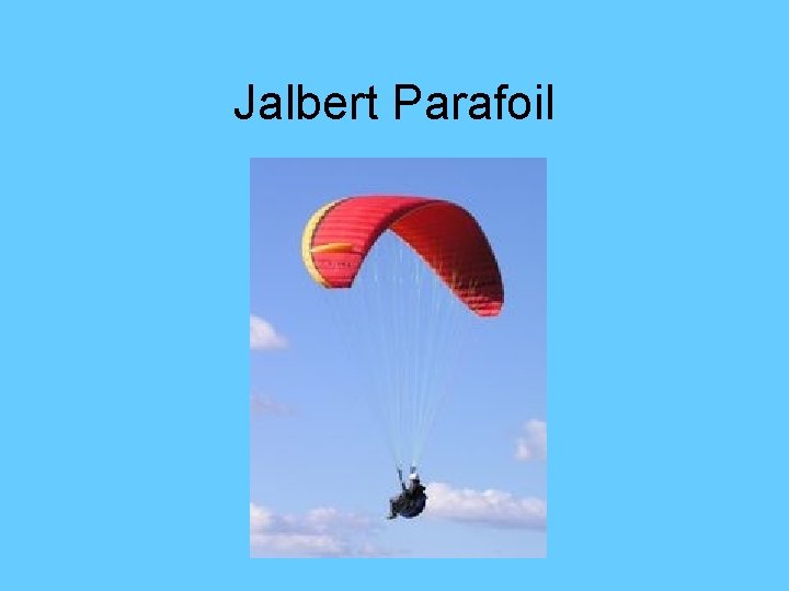 Jalbert Parafoil 