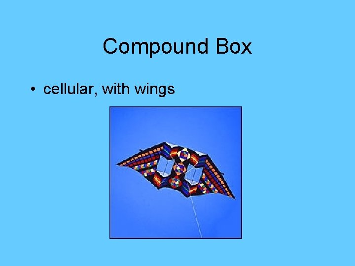 Compound Box • cellular, with wings 