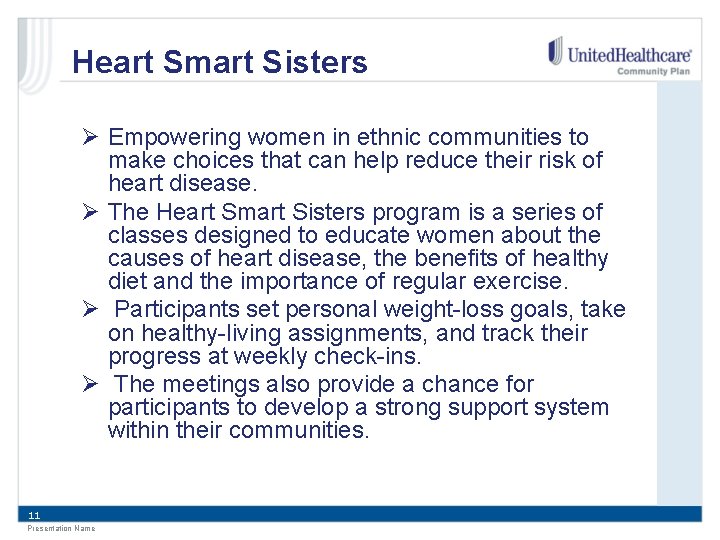 Heart Smart Sisters Ø Empowering women in ethnic communities to make choices that can