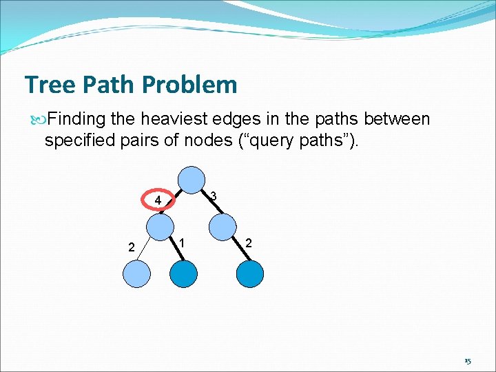 Tree Path Problem Finding the heaviest edges in the paths between specified pairs of