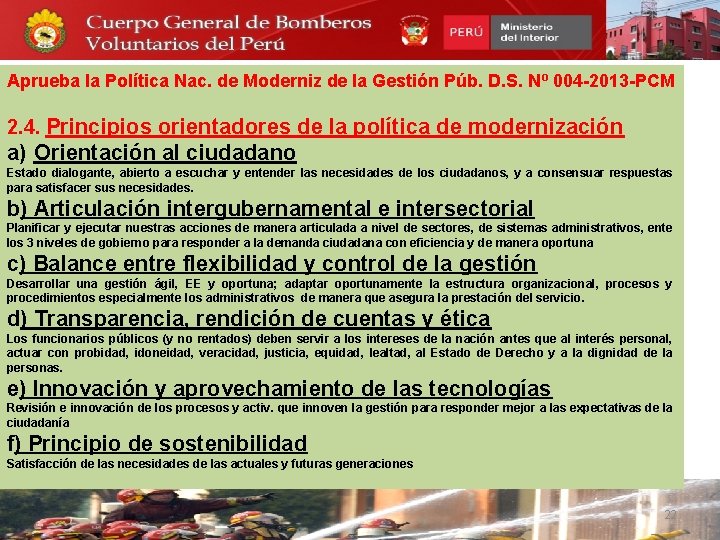 Aprueba la Política Nac. de Moderniz de la Gestión Púb. D. S. Nº 004