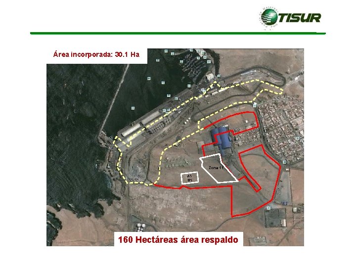 Área incorporada: 30. 1 Ha A 1 – B 1 Nitrato y Sal Zona Área incorporada: 30. 1 Ha A 1 – B 1 Nitrato y Sal Zona