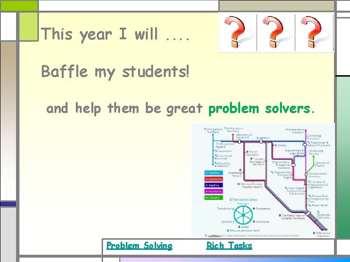 This year I will. . Baffle my students! and help them be great problem This year I will. . Baffle my students! and help them be great problem