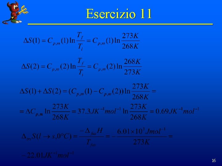 Esercizio 11 16 