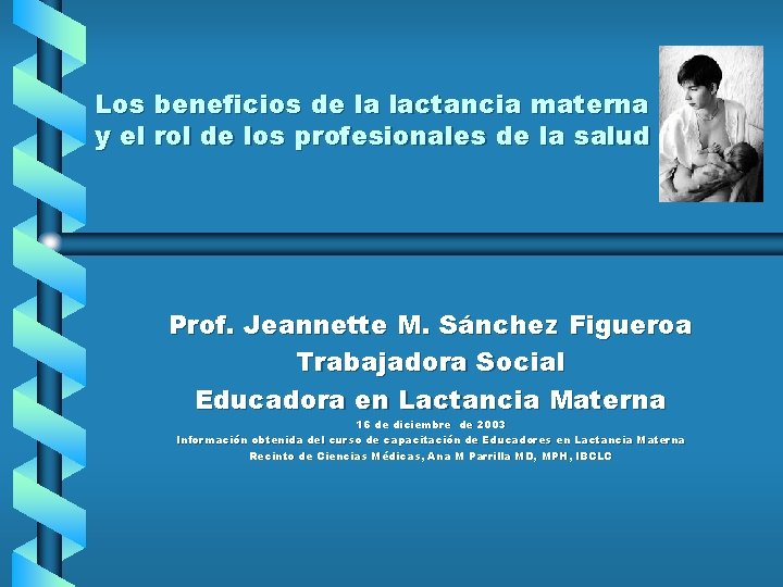 Los beneficios de la lactancia materna y el rol de los profesionales de la