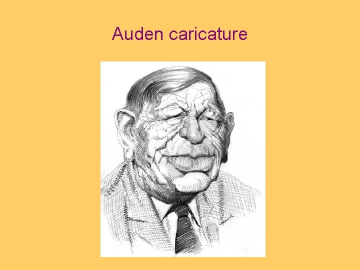 Auden caricature 