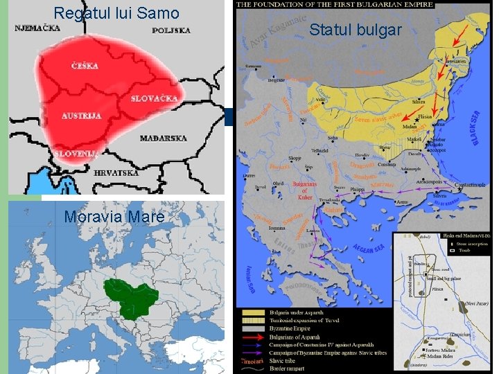 Regatul lui Samo Moravia Mare Statul bulgar 