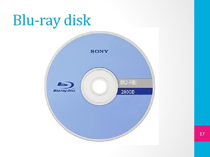 Blu-ray disk 17 