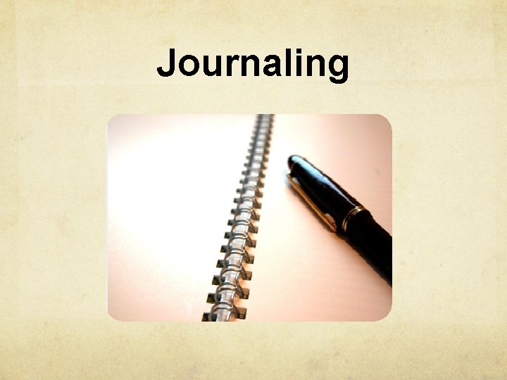Journaling 