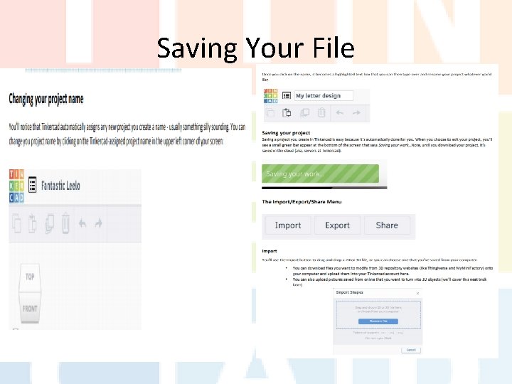 Saving Your File 