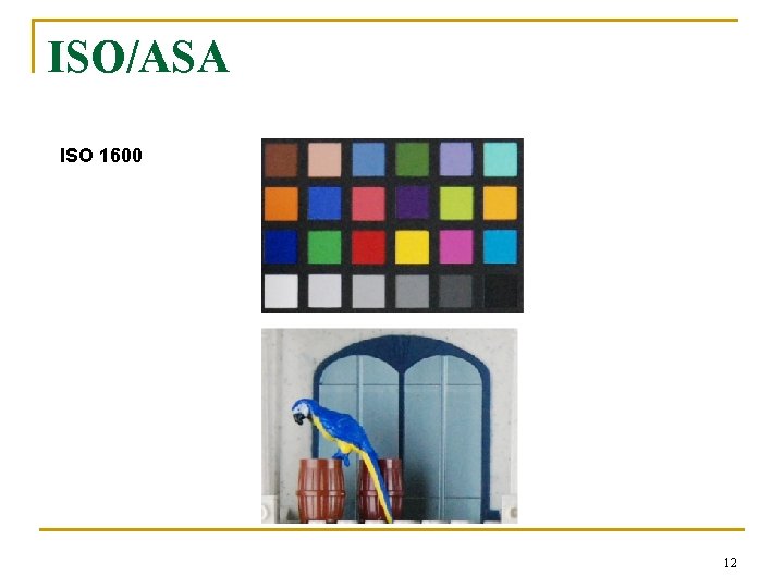 ISO/ASA ISO 1600 12 