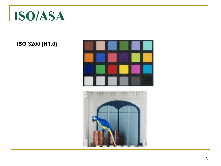 ISO/ASA ISO 3200 (H 1. 0) 13 