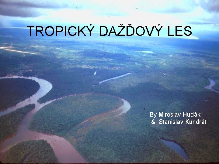 TROPICKÝ DAŽĎOVÝ LES By Miroslav Hudák & Stanislav Kundrát 